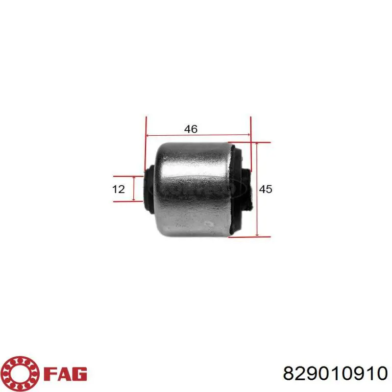 Silentblock suspension Cautex 020794