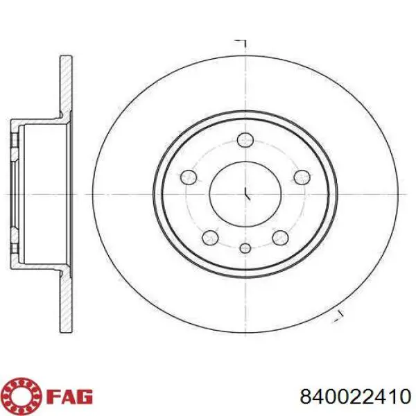 Bieleta de direccion FAG 840022410
