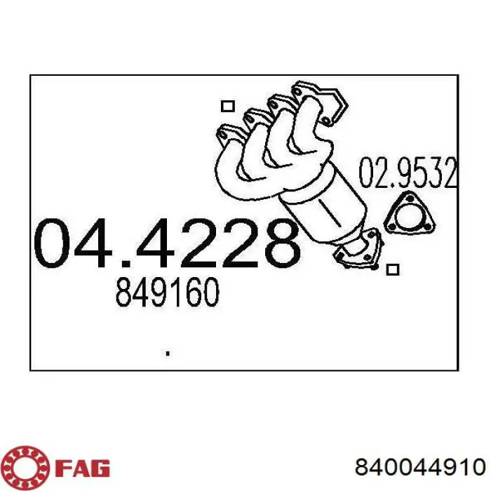 Barra central de dirección FAG 840044910 precio, desde 177,65 EUR