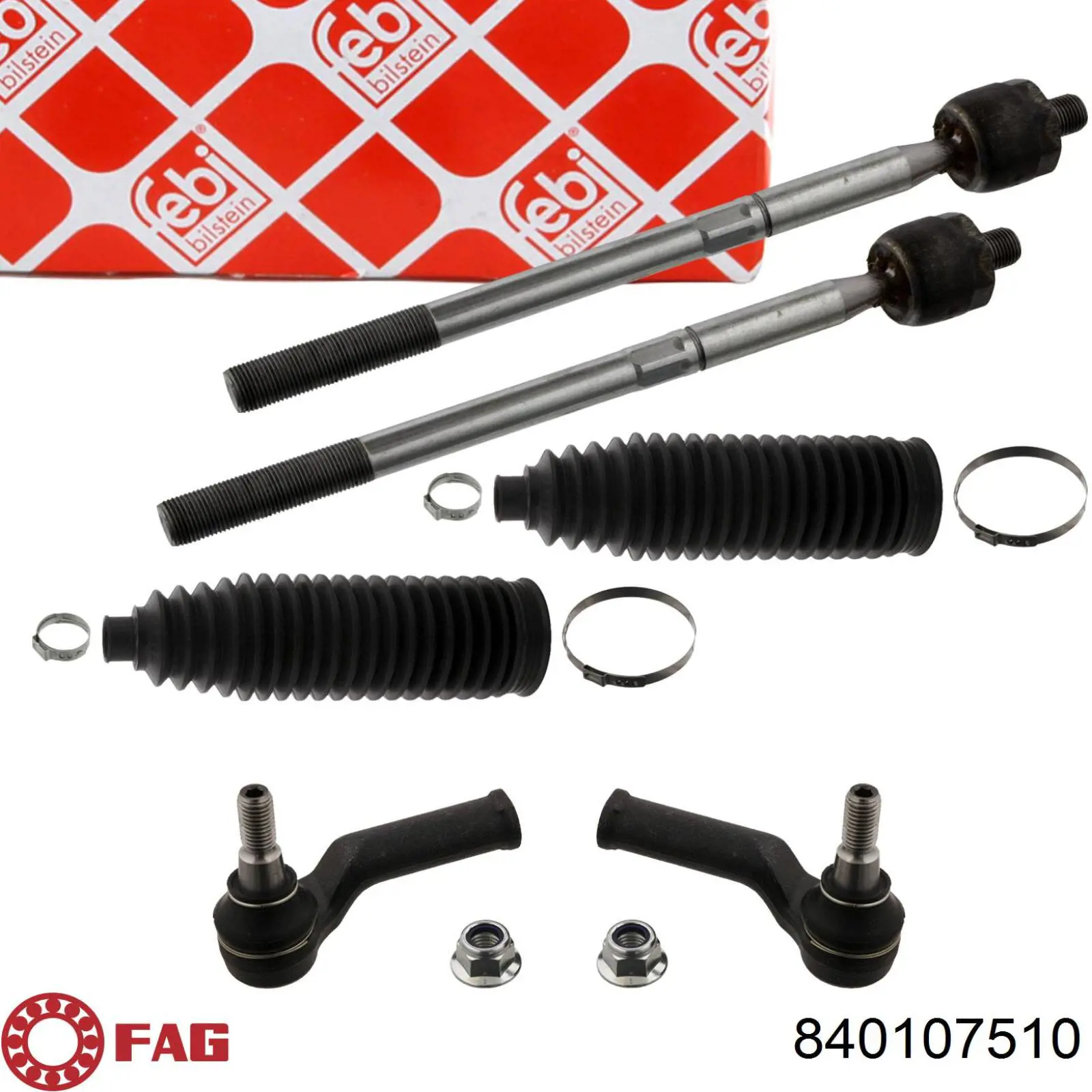 Rótula barra de dirección 840107510 FAG
