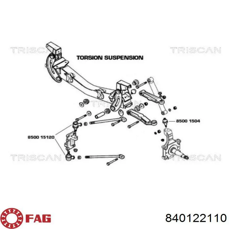 Terminal de dirección FAG 840122110 precio, desde 37,52 EUR