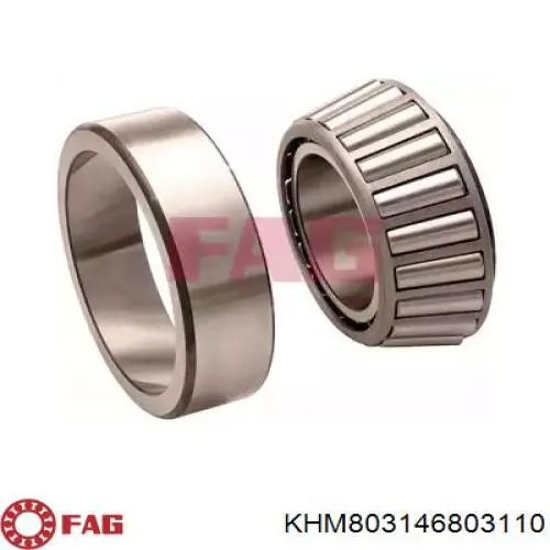 Rodamiento interior del piñón del diferencial trasero FAG KHM803146803110 precio, desde 40,47 EUR