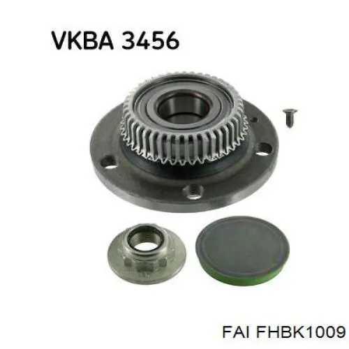 FHBK1009 FAI cubo de rueda trasero