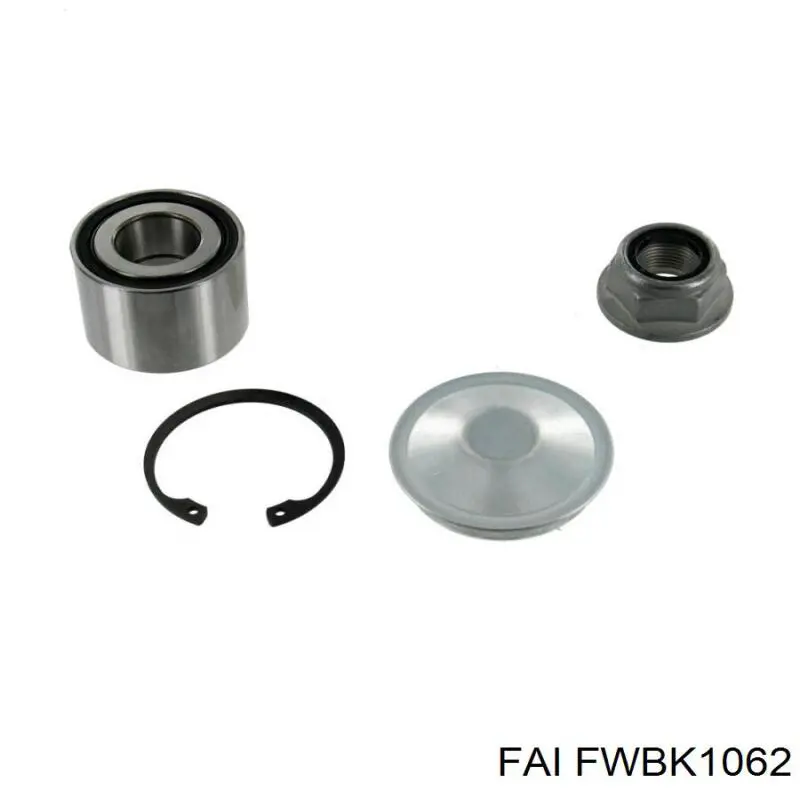 Cojinete de rueda trasero Citroen C3 1 FC