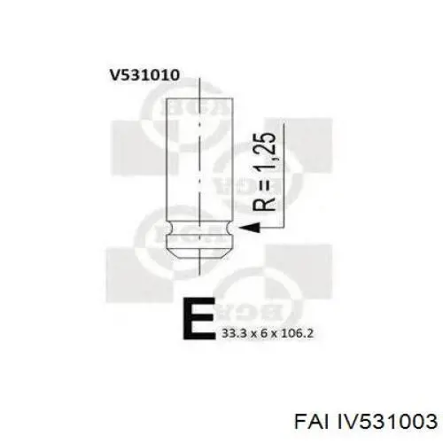 Válvula de entrada para Citroen C8 (EA, EB)