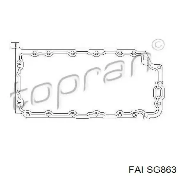 Junta del cárter 90502195 Opel