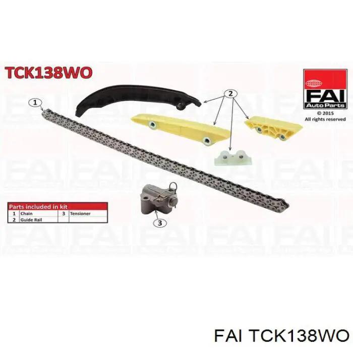 TCK138WO FAI kit de cadenas de distribución