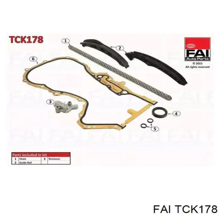 Comprar TCK178 FAI Kit de cadena de distribución