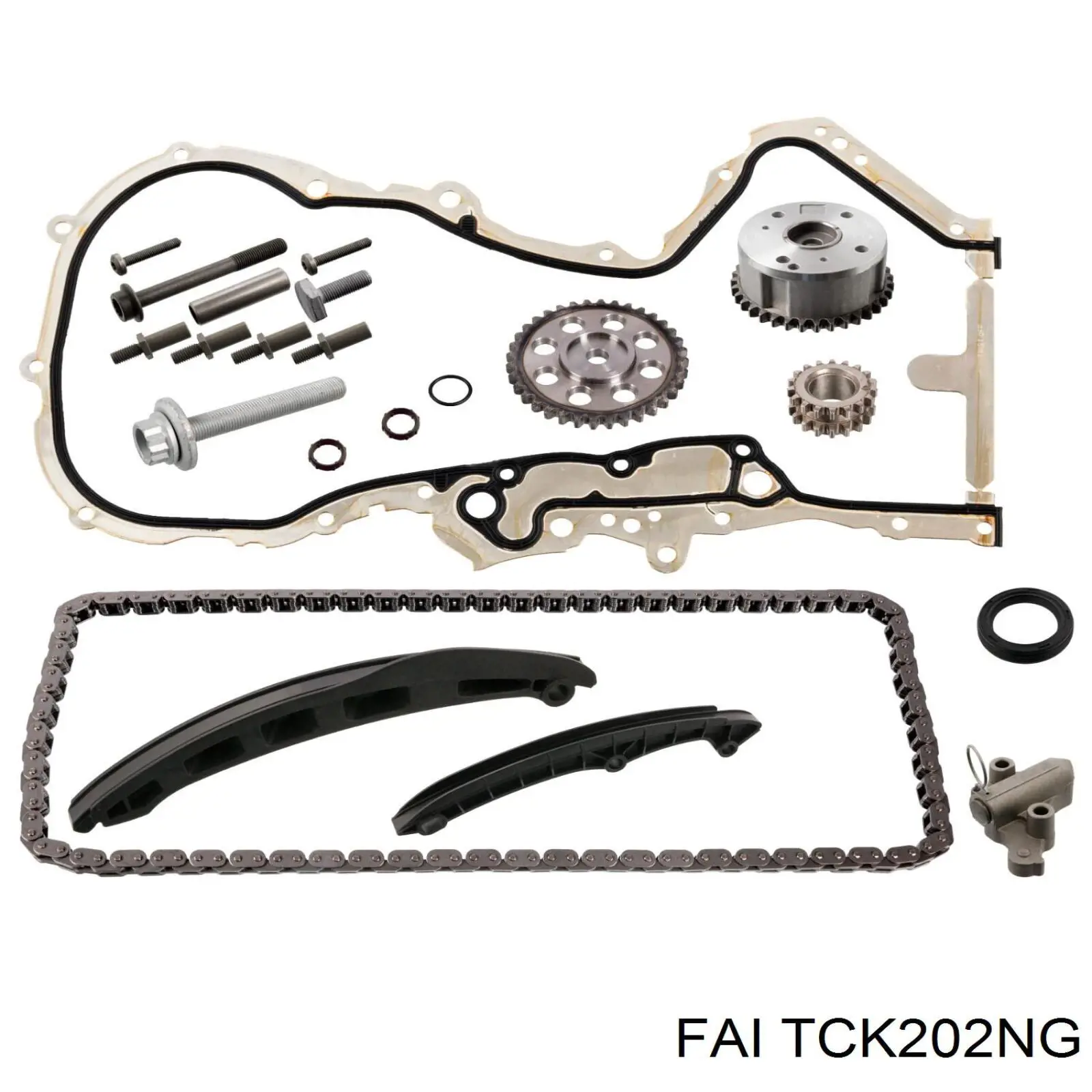 TCK202NG FAI kit de cadenas de distribución