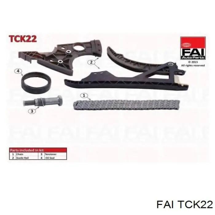 TCK22 FAI kit de cadenas de distribución