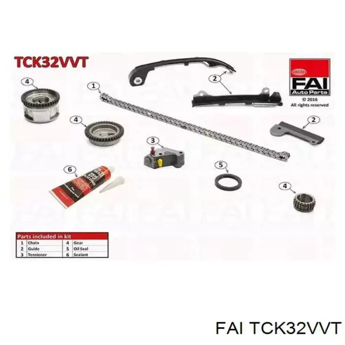 Kit de cadena de distribución FAI TCK32VVT precio, desde 128,38 EUR