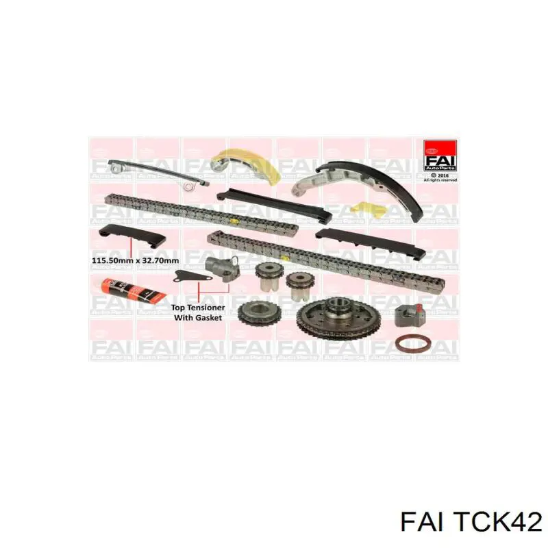 TCK42 FAI kit de cadenas de distribución