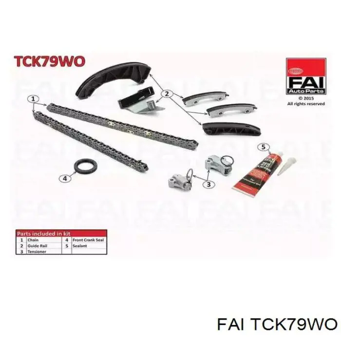 Kit de cadena de distribución FAI TCK79WO precio, desde 265,38 EUR