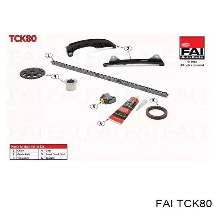 Comprar TCK80 FAI Kit de cadena de distribución
