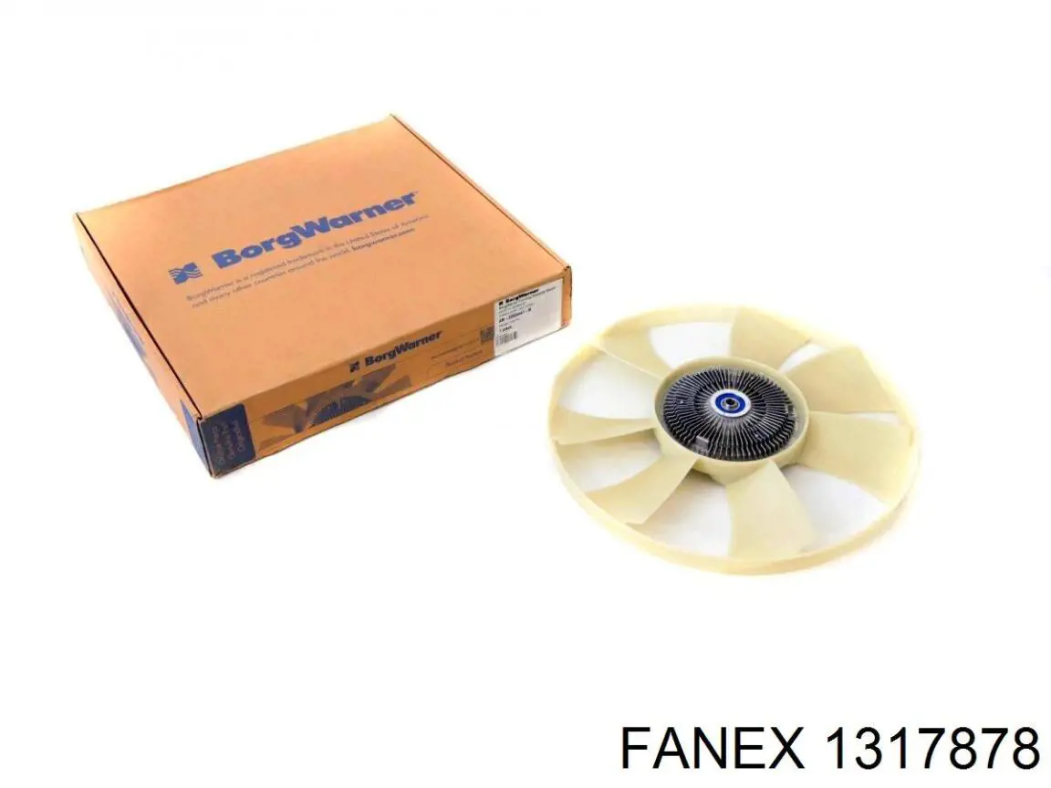 1317878 Fanex rodete ventilador, refrigeración de motor