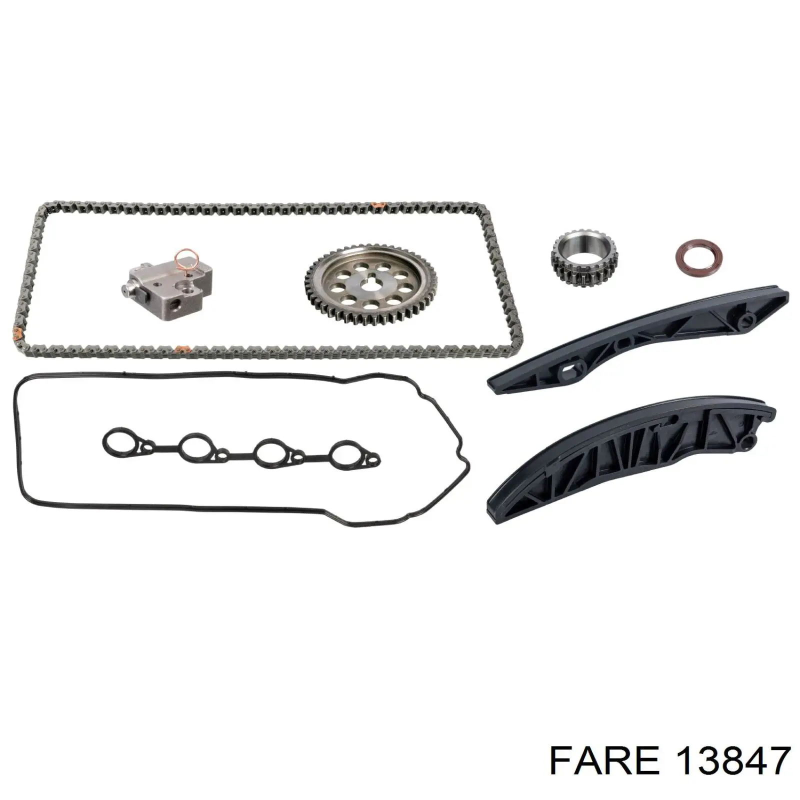 13847 Fare kit de cadenas de distribución