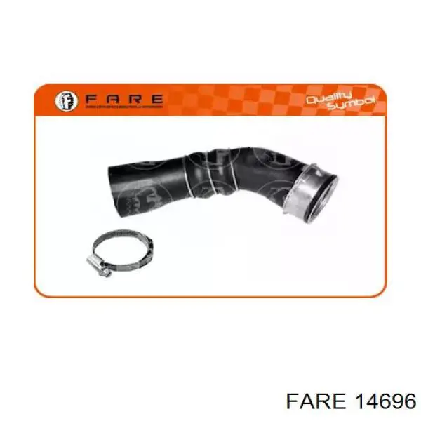 09609 Metalcaucho tubo flexible de aire de sobrealimentación inferior izquierdo