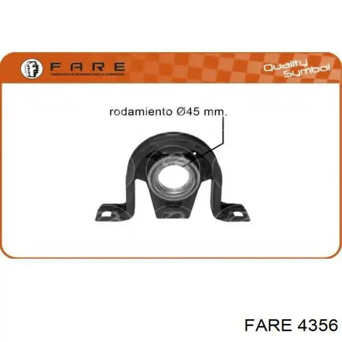 Rodamiento central del eje de transmisión Fare 4356 precio, desde 32,62 EUR