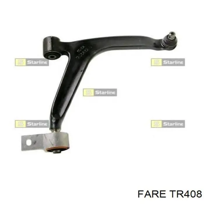 3521L9 Peugeot/Citroen Brazo inferior derecho de la suspensión delantera