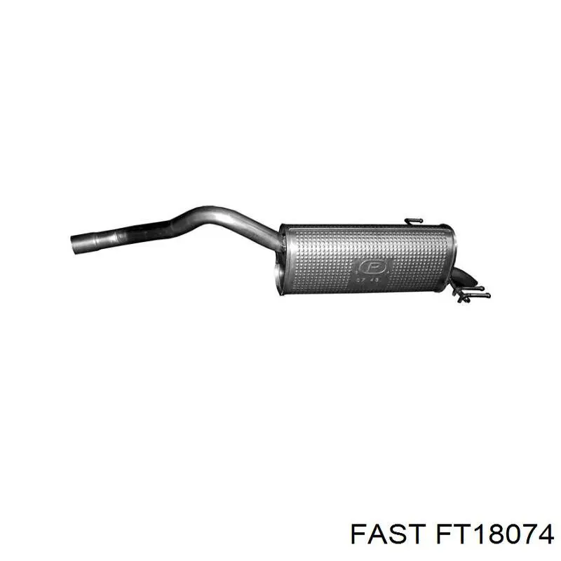Buje delantero del brazo longitudinal trasero Fast FT18074 precio, desde 36,94 EUR