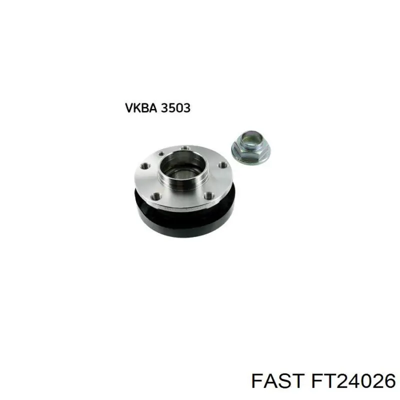 FT24026 Fast cojinete de rueda trasero