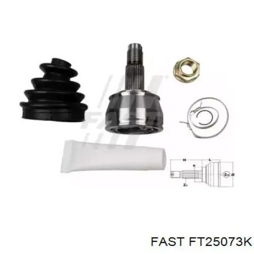 Comprar FT25073K Fast Junta homocinetica