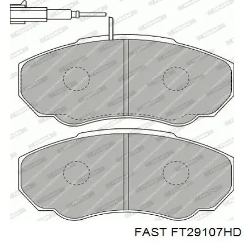 Pastillas de freno delanteras Fiat Ducato 2 230L