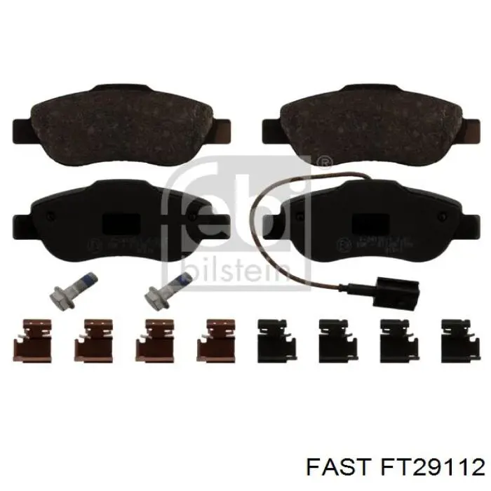 Pastillas de freno delanteras Fiat Stilo 192