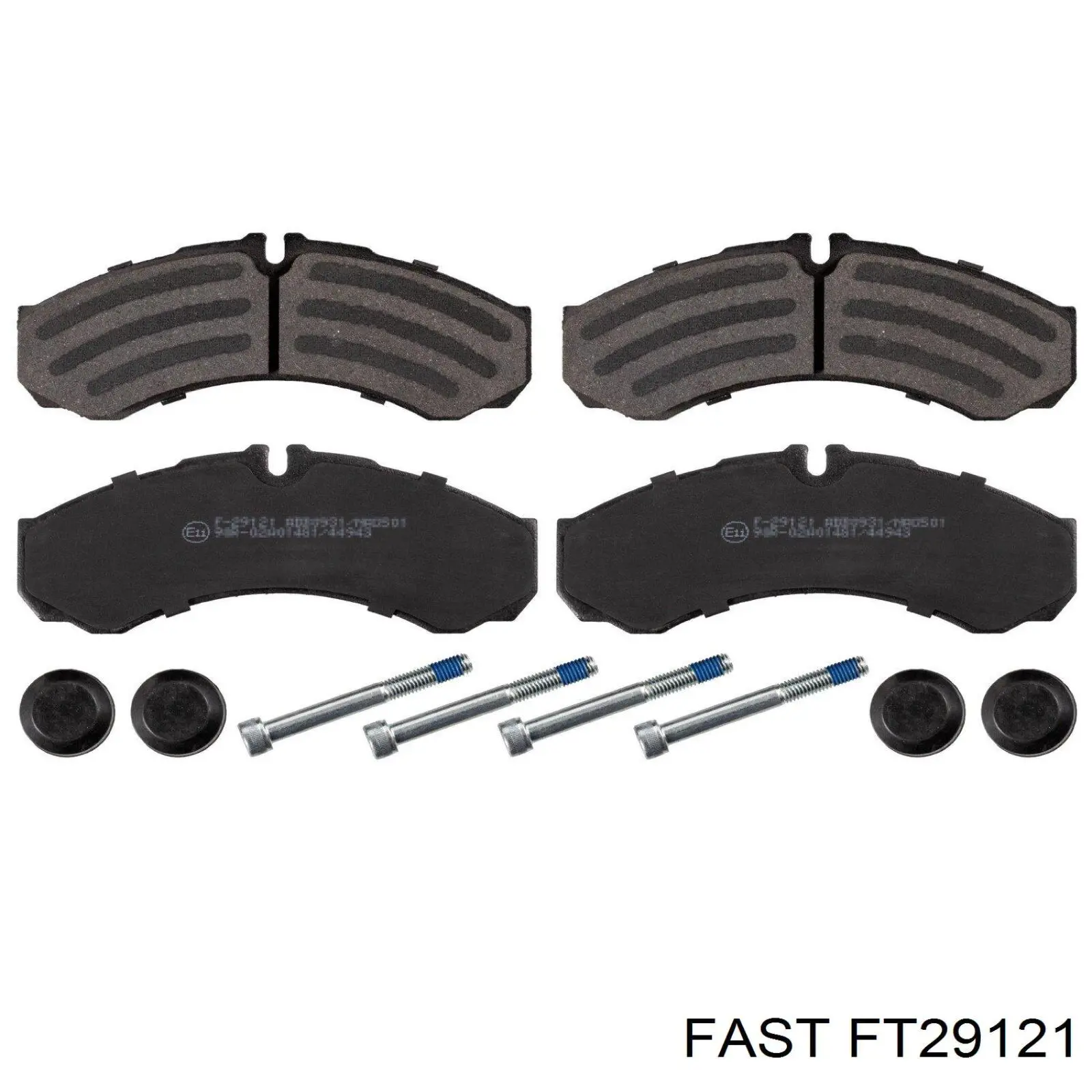 FT29121 Fast pastillas de freno traseras