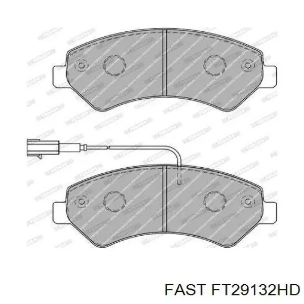 FT29132HD Fast pastillas de freno delanteras