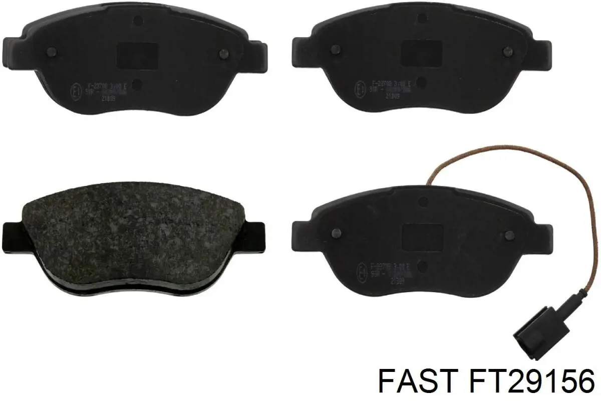 Pastillas de freno delanteras Citroen C3 1 FC