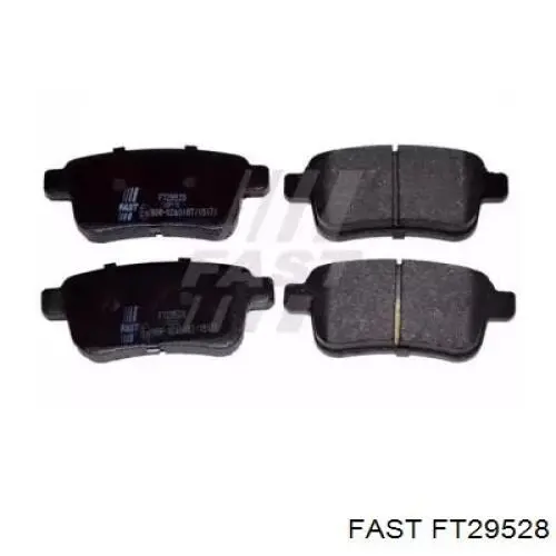 FT29528 Fast pastillas de freno traseras