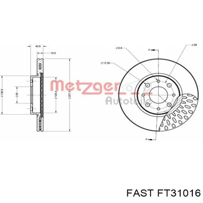 Frenos delanteros Fiat Punto  desde 36,54 €