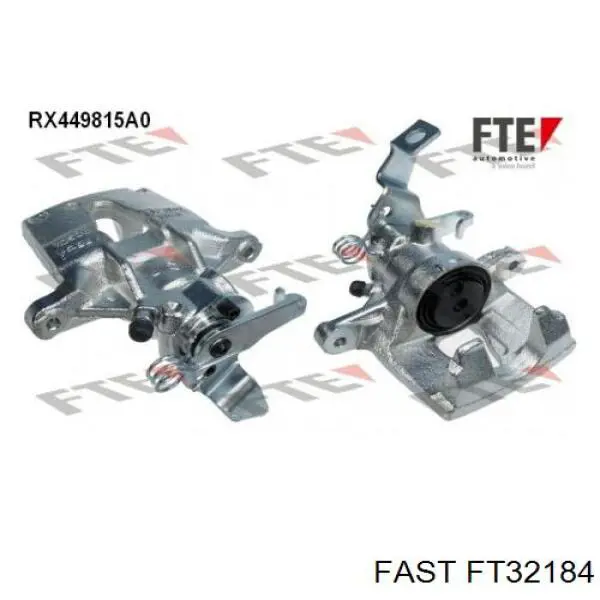 Pinza de freno trasera derecha Fast FT32184 precio, desde 72,60 EUR