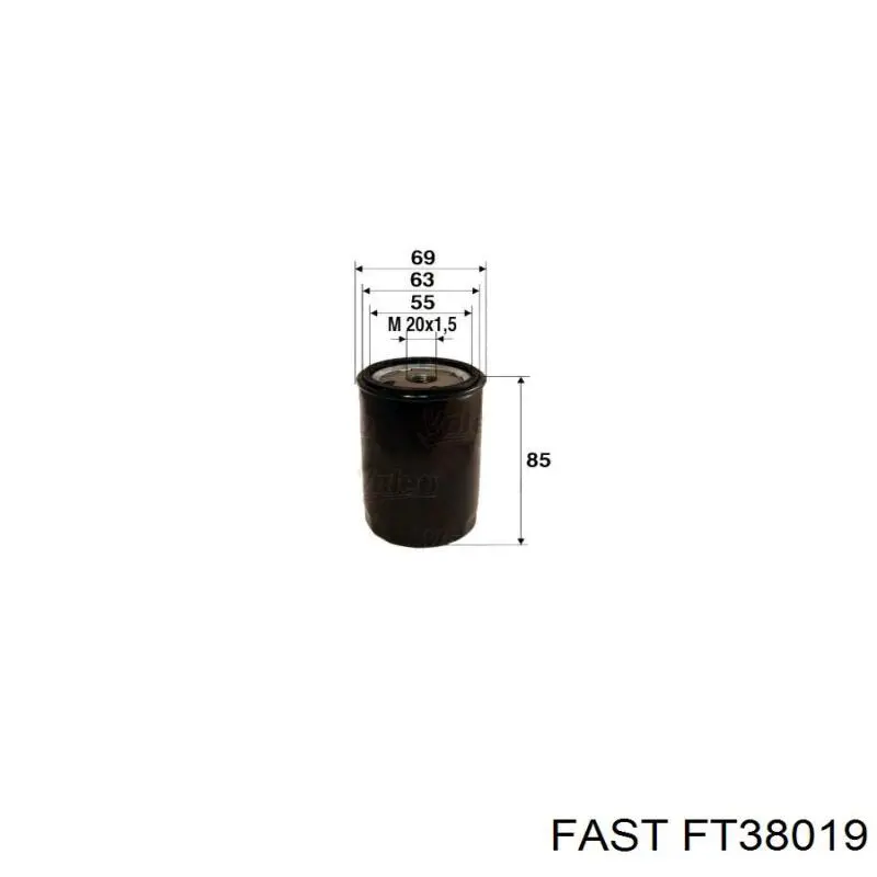 Comprar FT38019 Fast Filtros de aceite