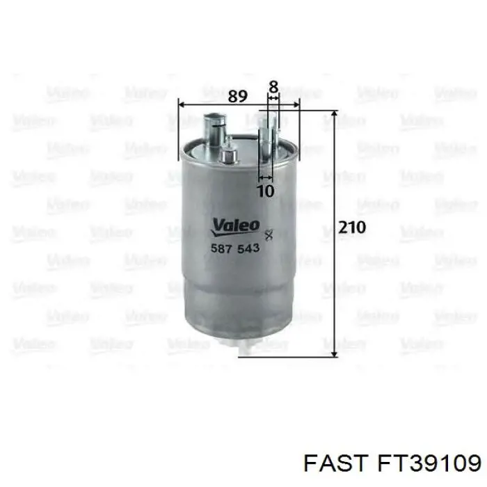 Comprar FT39109 Fast Filtro diesel