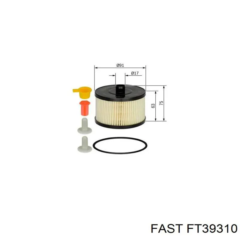 AS506202 Aslyx Caja del filtro de combustible