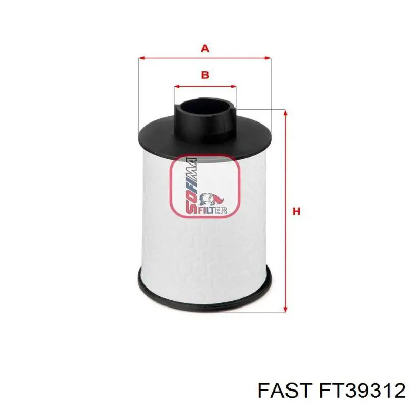 Comprar FT39312 Fast Caja del filtro de combustible