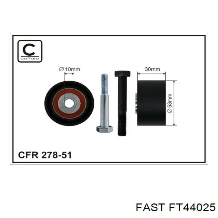 Rodillo intermedio de correa dentada Alfa Romeo 146 930