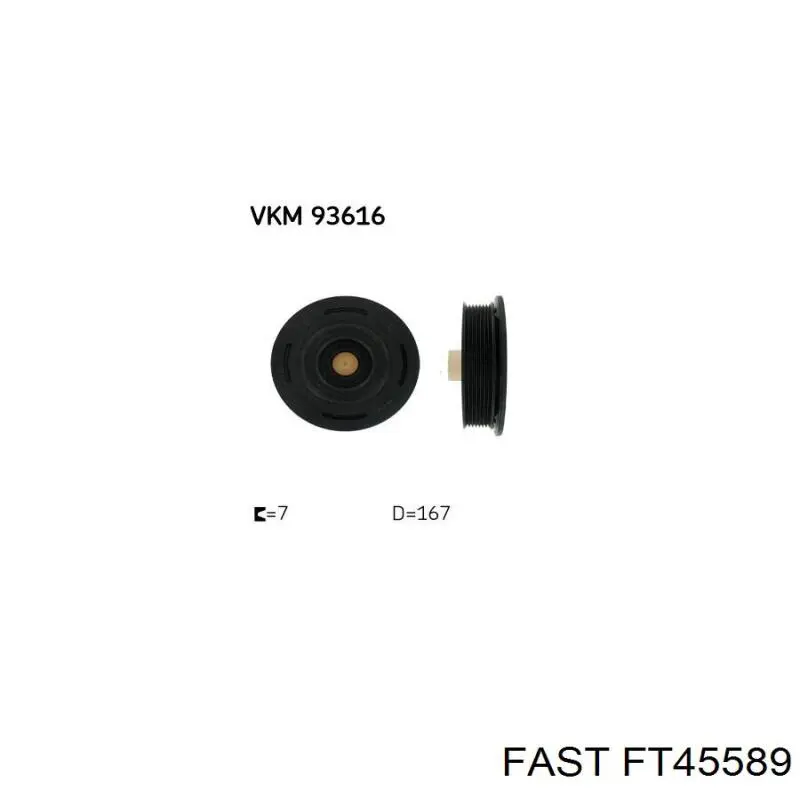 Comprar FT45589 Fast La polea del cigüeñal