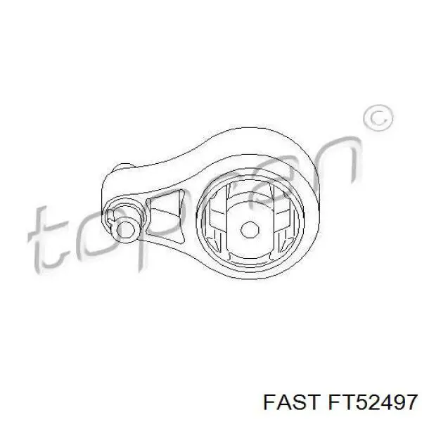 Soporte de motor trasero Renault Master 2 HD, FD
