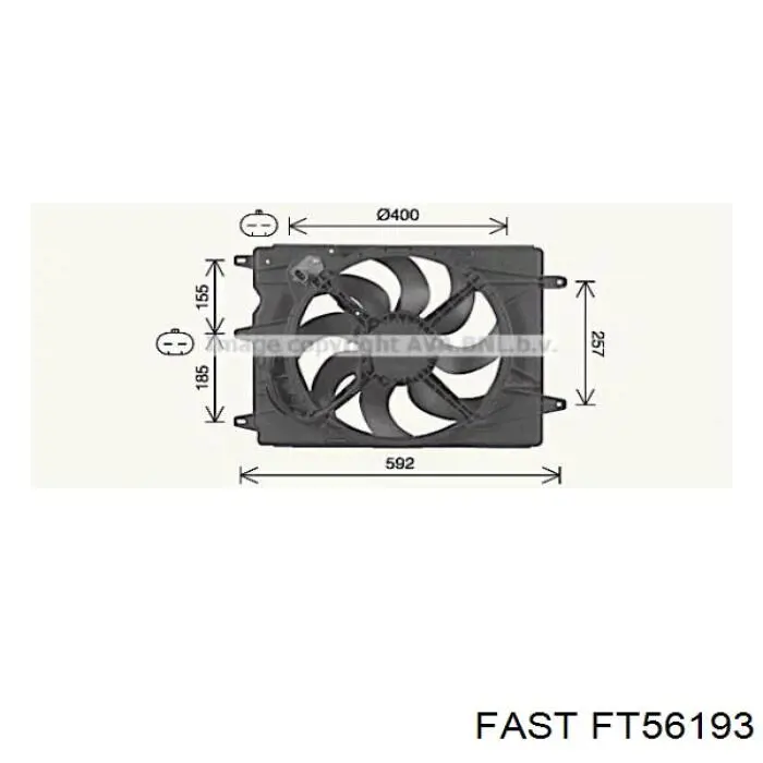 Ventilador, refrigeración motor Fiat/Alfa/Lancia 52052605 precio, desde 95,07 EUR