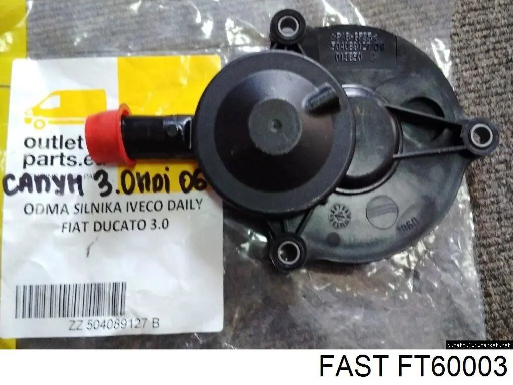 FT60003 Fast Tapa del separador de aceite