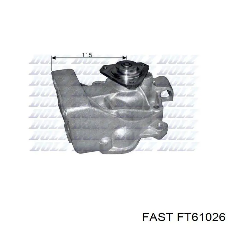 FT61026 Fast manguera (conducto del sistema de refrigeración)