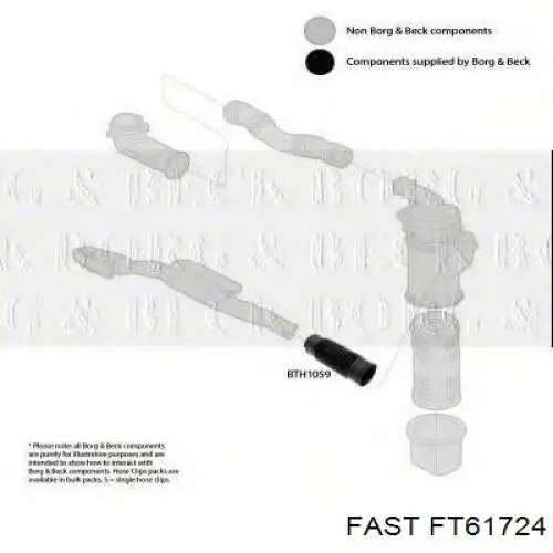 Tubo de admisión de aire, entrada del filtro de aire Fast FT61724 precio, desde 13,81 EUR