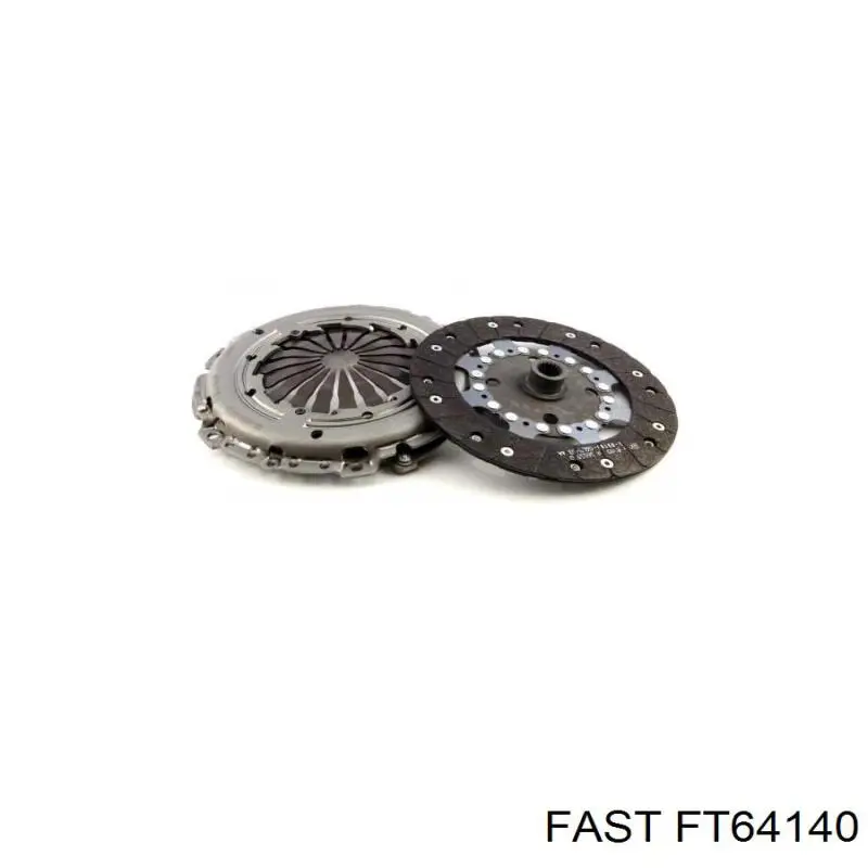 FT64140 Fast kit de embrague (3 partes)