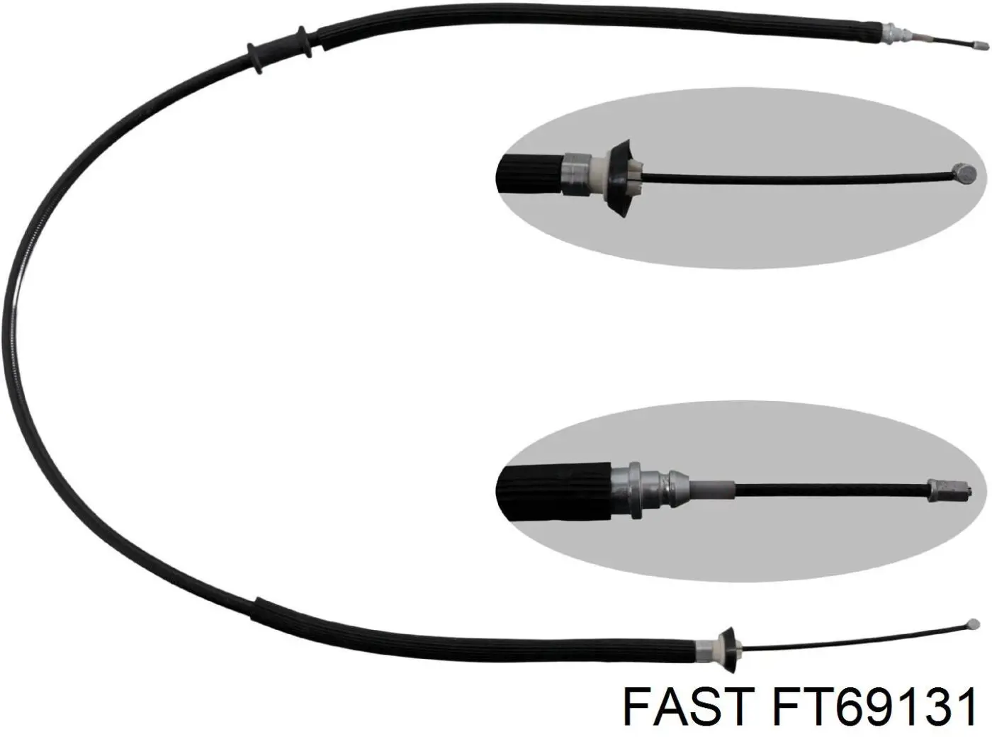 FT69131 Fast cable de freno de mano trasero derecho/izquierdo