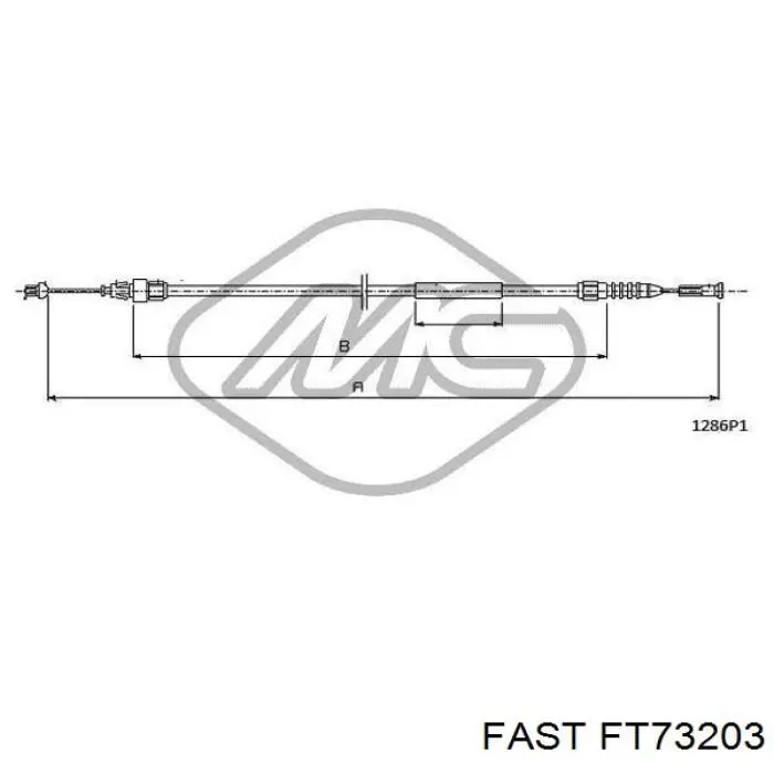 Cable de apertura de capó del motor Fast FT73203 precio, desde 9,50 EUR