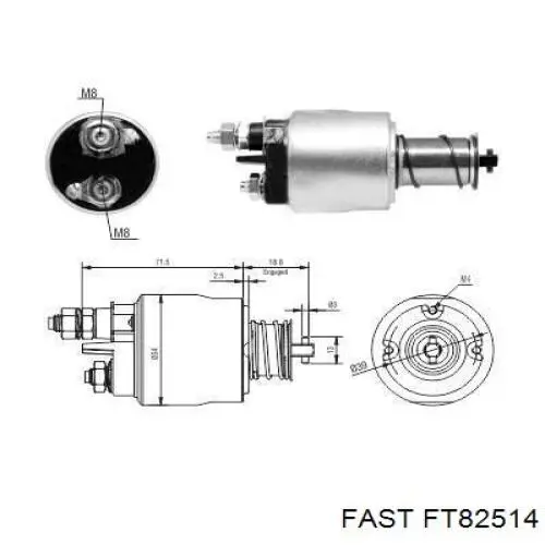 Relé de bujía de precalentamiento Fiat Fiorino 225