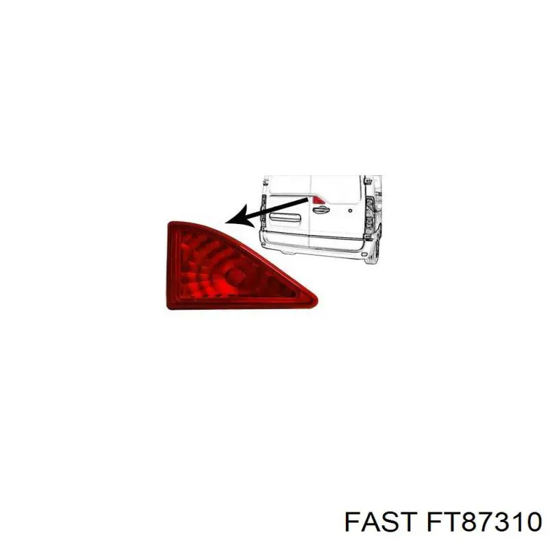 FT87310 Fast faro antiniebla trasero